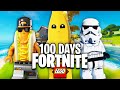 I Survived 100 Days in LEGO FORTNITE!