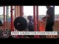 Free gains for everybody 💪 Leg day routine