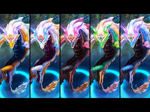 All Immortal Journey Shyvana Chromas (League of Legends)