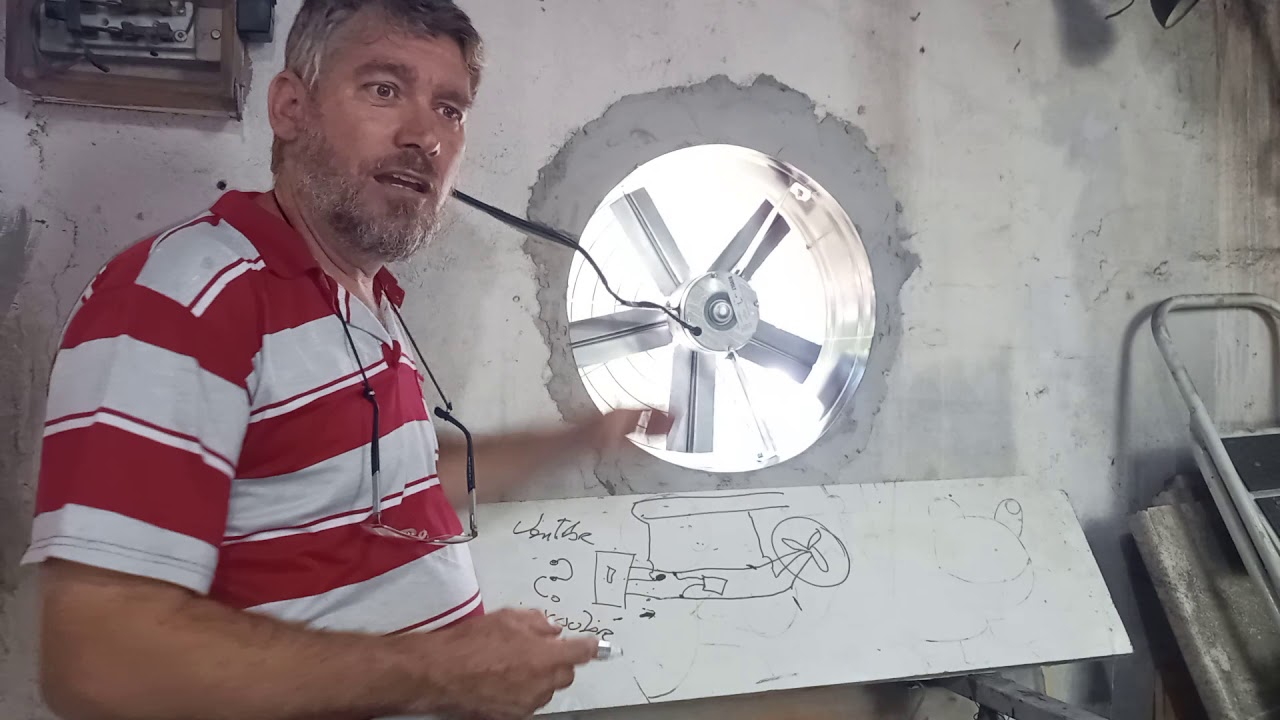 instalação de exaustor para pintura