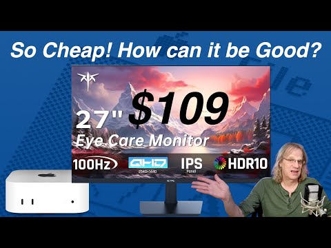 KTC 27 Inch QHD Computer Monitor, 2K 144Hz 1440P Gaming Monitor, Eye Care PC Monitor for Office Gamers, HDMI/DP, FreeSync & G-Sync, HDR10, VESA, Tilt Adjustable, H27T27S video review thumbnail