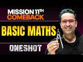 Mission 11th Comeback: Basic Maths के Chapters और Timestamps