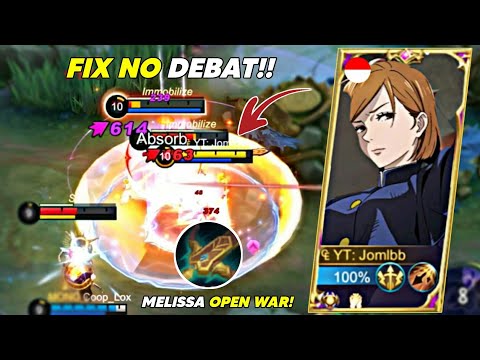 FIX NO DEBAT!! SUSUNAN EMBLEM DAN BUILD MELISSA TERSAKIT DI PATCH TERBARU - BEST BUILD MELISSA 2022