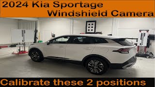 2024 Kia Sportage Windshield Camera Calibration Aiming