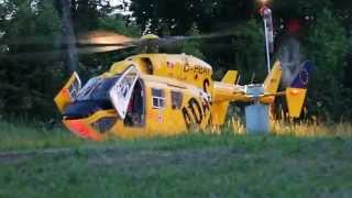 preview picture of video 'Take off Christoph 62 (Bautzen) Eurocopter BK-117 B2. D-HBAY'