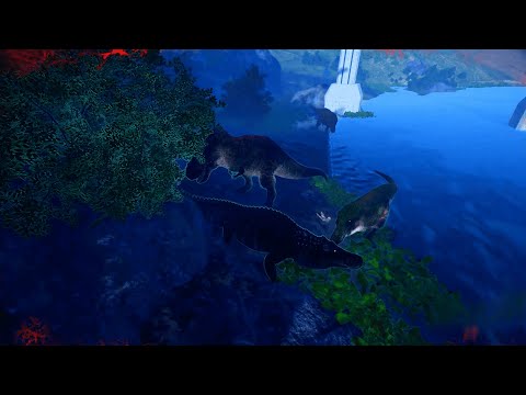 The Isle Evrima | Prime Deinosuchus Gameplay in the hordetest 