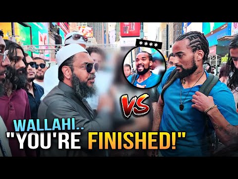 🔥😱NYC DEBATE❗Shaykh Uthman CHECKMATES Christian Preacher in Times Square #nyc