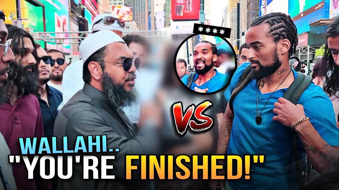 🔥😱NYC DEBATE❗Shaykh Uthman CHECKMATES Christian Preacher in Times Square #nyc