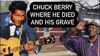 ROCK LEGEND CHUCK BERRY Where He Died and His Grave PLUS Visiting THAT Infamous Restaurant