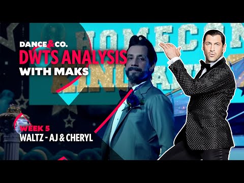 DWTS MAKS ANALYSIS: Week 5 - AJ Mclean & Cheryl Burke's Waltz