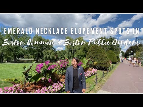 Where to Elope in Boston: Emerald Necklace Series in Boston Common and Boston Public Garden