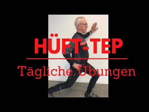 Daily exercises after hip replacement (total hip arthroplasty)