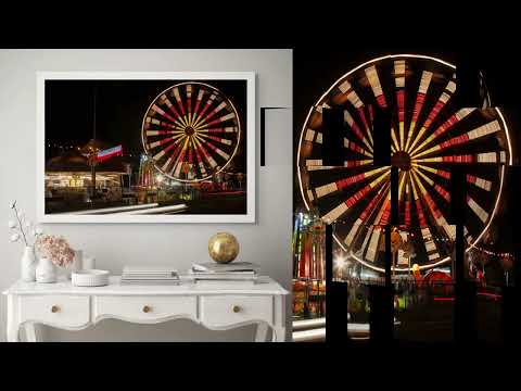 ART1 - Fairground Carnival Lights - Fine Art Photography | ART1 by Raymond Mather