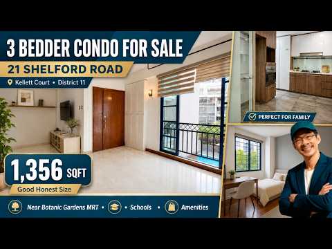 Kellett Court, 21 Shelford Road, 3 Bedrooms, 1,356 sqft, Condominium For Sale, by Clinton Yew, 500198222 - PropertyGuru.com.sg