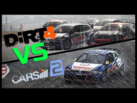 Project Cars 2 vs Dirt 4 - Rallycross