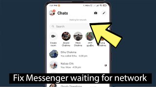 Fix Facebook messenger waiting for network android