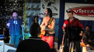 Gogol Bordello - &quot;My Gypsy Auto Pilot&quot; and &quot;Pala Tute&quot; (Acoustic) live Vintage Vinyl July 22 2013