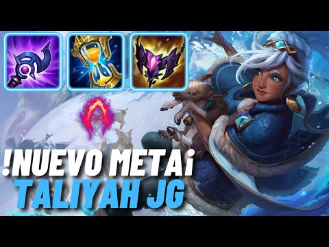 😱¡TALIYAH JUNGLA es EL NUEVO META que ARRASA a los ENEMIGOS DE MANERA BRUTAL!😱 | Gameplay Taliyah Jg