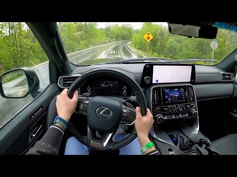 2022 Lexus LX600 Ultra Luxury - POV First Drive (Binaural Audio)