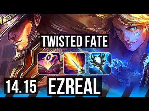 TWISTED FATE vs EZREAL (MID) | 1200+ games, Legendary, 16/4/7 | VN Challenger | 14.15