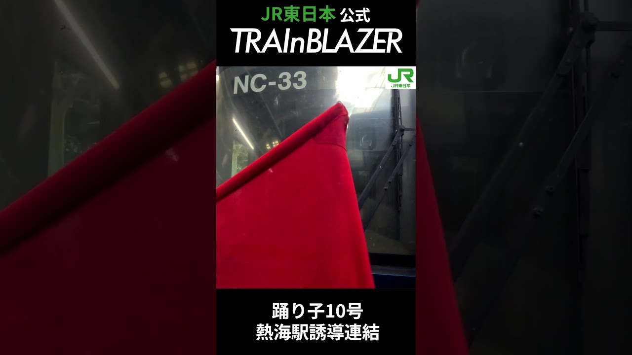 大迫力！踊り子号誘導連結