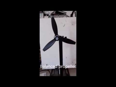 Parrot bebop 2 difference between umbalanced and balanced propeller