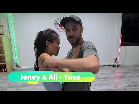 Caliente Dance Studio Bachata Spotlight demo by Ali and Janey DJ Khalid feat Crystal - Tusa remix