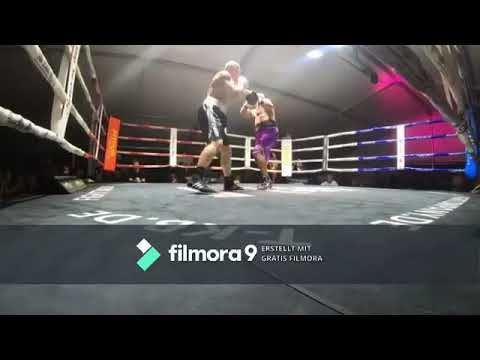 Deutsch - Deutsches Duell - Markus Knoop der Spartaner gegen Mohamad Ali Profi Boxen 4x3 Min