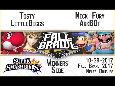 Fall Brawl 2017: Tosty + LittleBiggs vs. Nick Fury + Arkb0t - SSB4 Doubles Winners Side