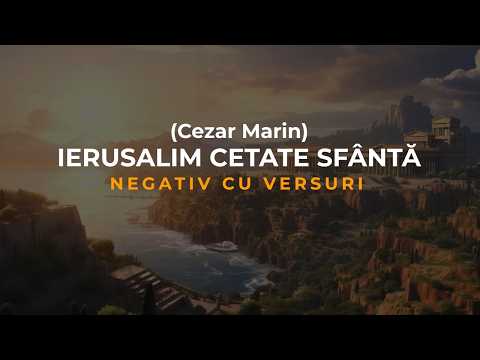 Negativ - IERUSALIM CETATE SFÂNTĂ (Cezar Marin) 2026