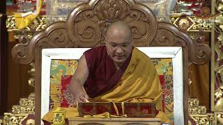 བཀའ་བརྒྱུད་དགུན་ཆོས་སྐབས་༡༨ དཔལ་༸རྒྱལ་དབང་ཀརྨ་པ་མཆོག་ནས་ཁྲིད་ཐུང་བརྒྱ་རྩའི་བཀའ་ཁྲིད་ 4/9