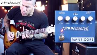 Video thumbnail for ProAnalog Devices MANTICORE v2  overdrive distortion pedal - demo by RJ Ronquillo by R.J. Ronquillo