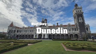 VLOG of Cruise Stop: Dunedin - featuring Otago Harbour,  Larnach Castle and various attractions.