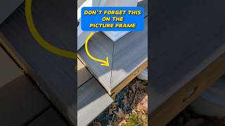 Picture Framing a Deck #shorts #homeimprovement #diy