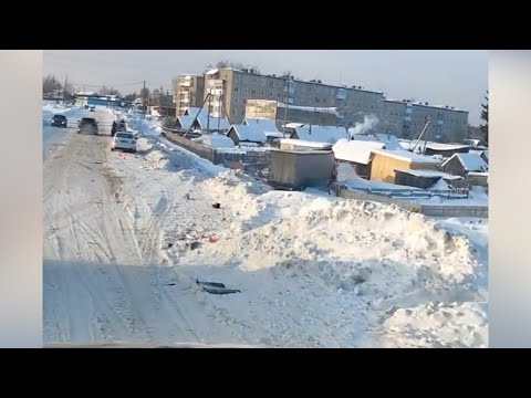 Фуровод влетел в чей-то огород. Real Video