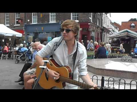 Ash Harding - York city Centre - Maggie May(Rod Stewart Cover)