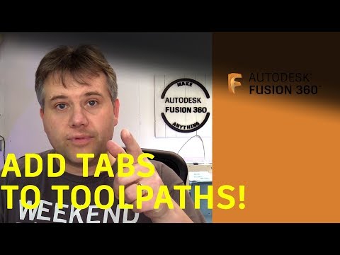Fusion 360 — Add Tabs to You CAM Toolpath — Ask LarsLive
