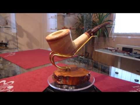 Pipa in limone half bent freehand - www.paronellipipe.it