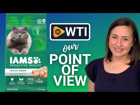 IAMS Proactive Health Healthy Senior Dry Cat Food with Chicken - WTI product video review