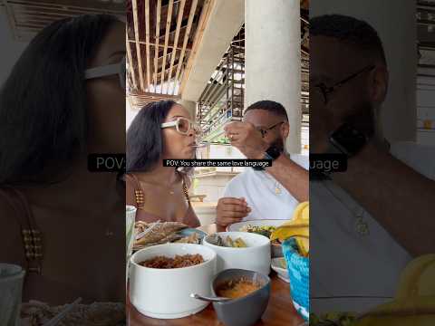 Our Love Language 🍽️❤️ #marriedlife #marriagegoals #travelvlogs #baecation