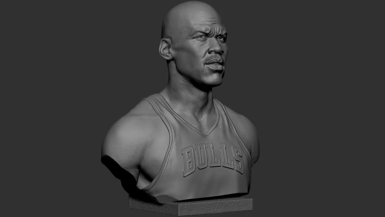 Michael Jordan 3D Print Model