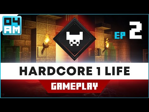 Minecraft Dungeons: Hardcore Survival Series Episode 2 Creepy Crypt (1 LIFE Gameplay Commentary)