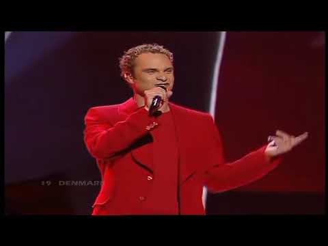 Eurovision 2004 DENMARK DINAMARCA Semifinal Thomas Thordarson - Shame On You - EuroFanBcn