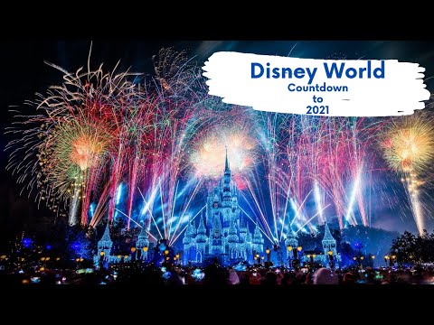 New Years Eve Fireworks from Disneyworld Florida 2020 / 2021
