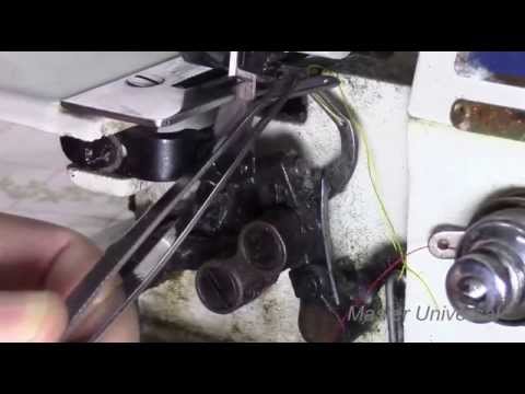 Yamata FN 10-4D. Как заправить нитки в оверлок. Видео №47.