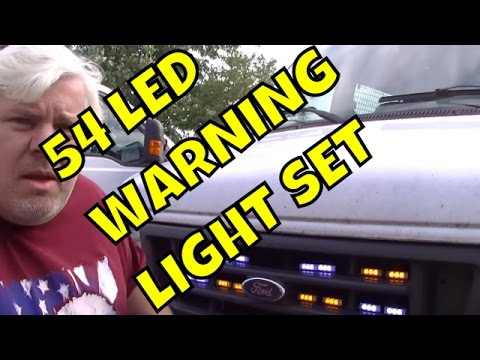 Koolertron 54 LED warning lights. A look inside #2, Big Guy Review