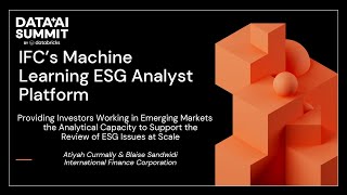 IFC's MALENA Provides Analytics for ESG Reviews in Emerging Markets Using NLP and LLMs