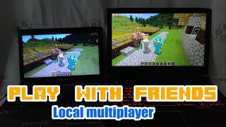 How To Play With Your Friends In Minecraft PC [ Local Multiplayer/ Lan Server ]