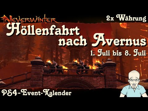 NEVERWINTER: Event-Kalender 2x Währung Höllenfahrt nach Avernus & VIP-Rabatt -Juli- Ereignis deutsch