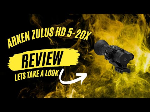Arken Optics Zulus HD5-20X Day/Night Scope Review Part #1 300 yards to 820 yards